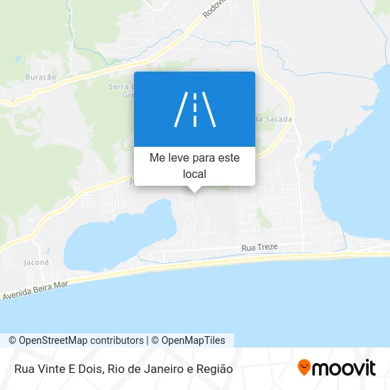 Rua Vinte E Dois mapa