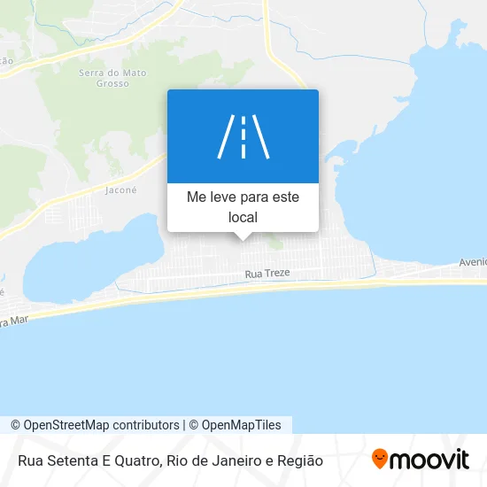 Rua Setenta E Quatro mapa