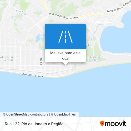 Rua 122 mapa