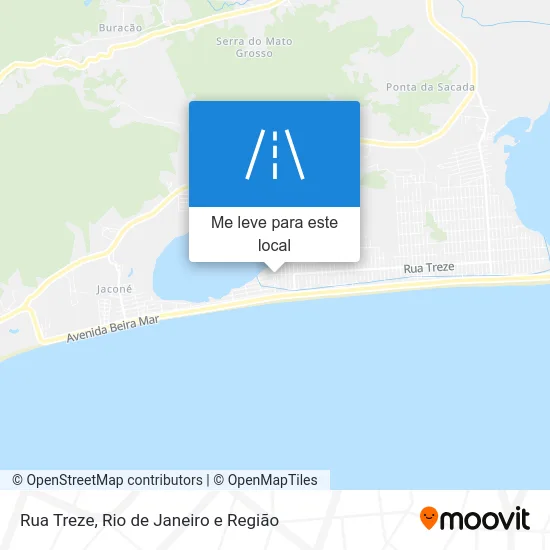 Rua Treze mapa