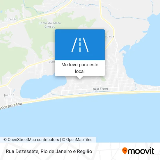 Rua Dezessete mapa