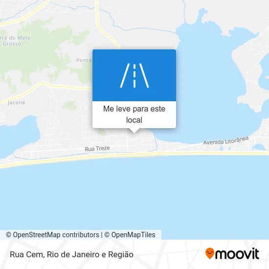 Rua Cem mapa