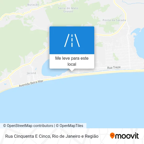 Rua Cinquenta E Cinco mapa