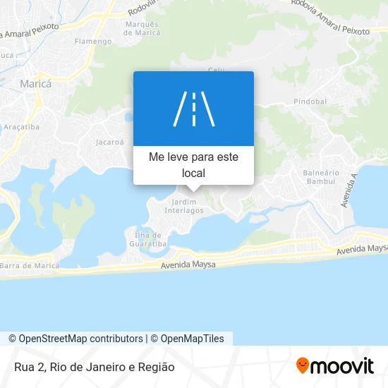 Rua 2 mapa