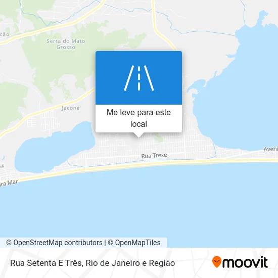 Rua Setenta E Três mapa