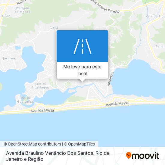 Avenida Braulino Venâncio Dos Santos mapa