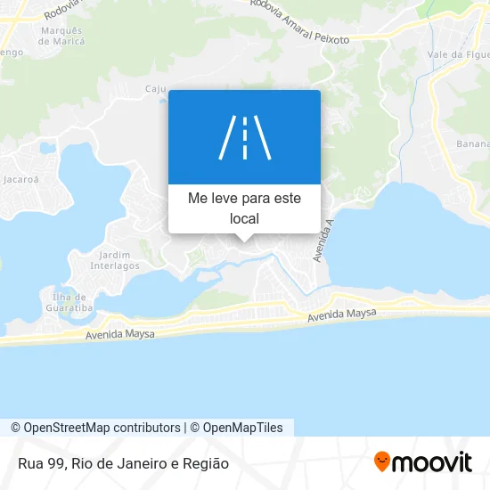 Rua 99 mapa