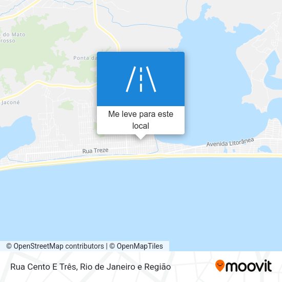 Rua Cento E Três mapa