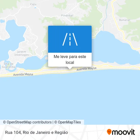 Rua 104 mapa