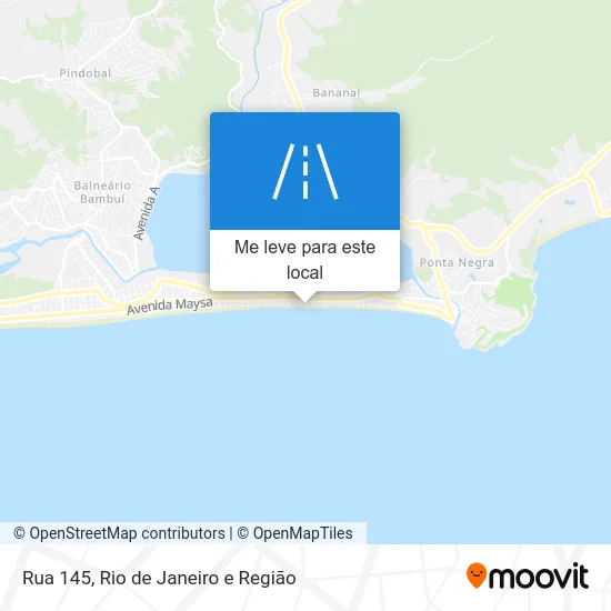 Rua 145 mapa