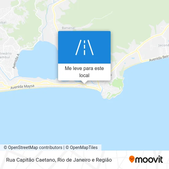 Rua Capitão Caetano mapa