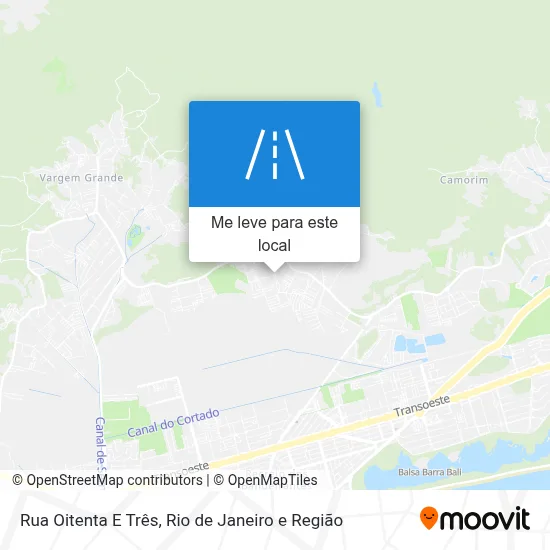Rua Oitenta E Três mapa