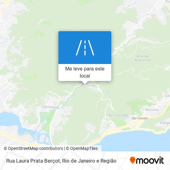 Rua Laura Prata Berçot mapa