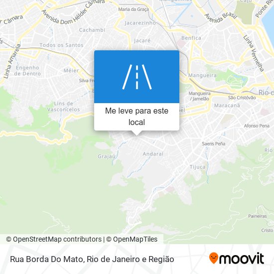 Rua Borda Do Mato mapa