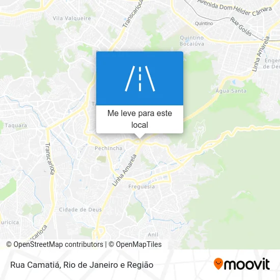 Rua Camatiá mapa