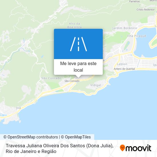 Travessa Juliana Oliveira Dos Santos (Dona Julia) mapa