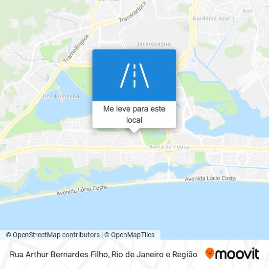 Rua Arthur Bernardes Filho mapa