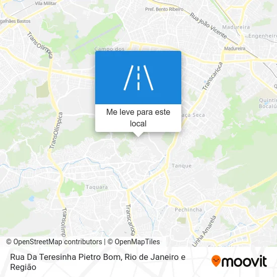 Rua Da Teresinha Pietro Bom mapa