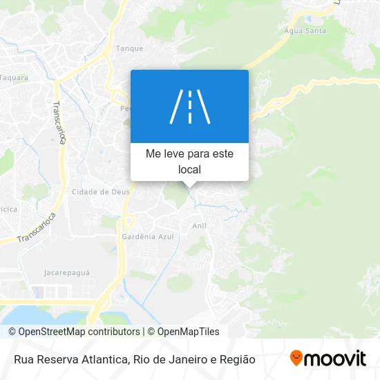 Rua Reserva Atlantica mapa