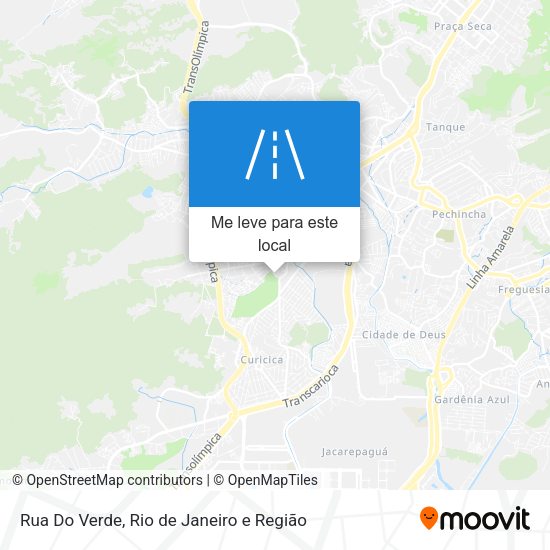 Rua Do Verde mapa