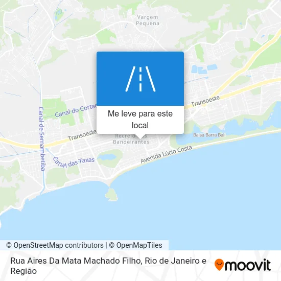 Rua Aires Da Mata Machado Filho mapa