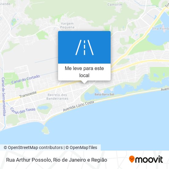 Rua Arthur Possolo mapa