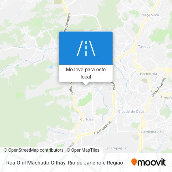 Rua Onil Machado Githay mapa