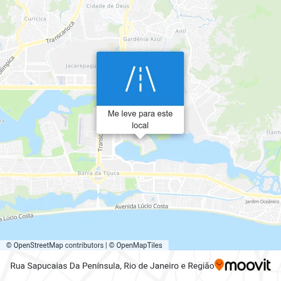 Rua Sapucaias Da Península mapa