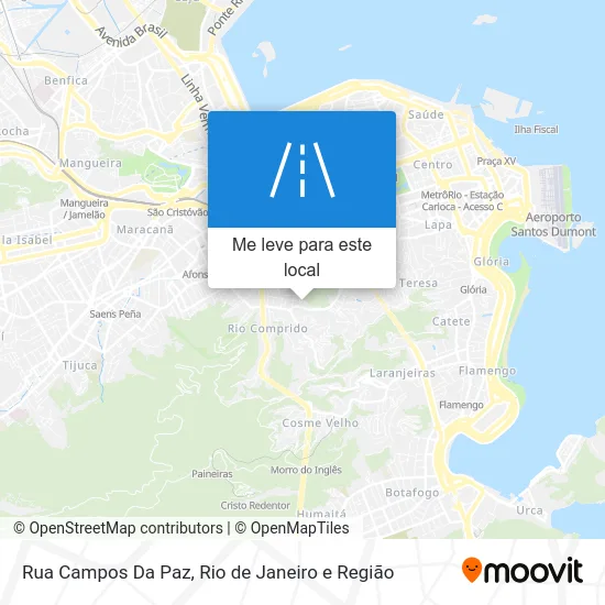 Rua Campos Da Paz mapa