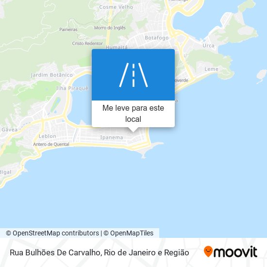 Rua Bulhões De Carvalho mapa