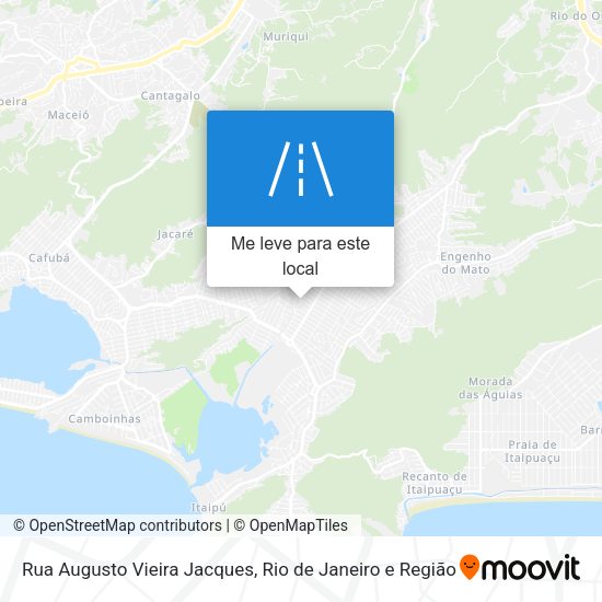 Rua Augusto Vieira Jacques mapa