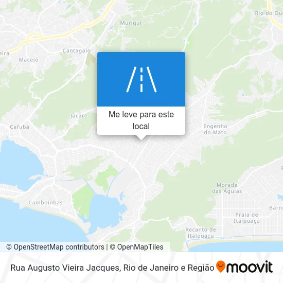 Rua Augusto Vieira Jacques mapa
