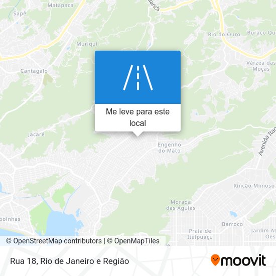 Rua 18 mapa