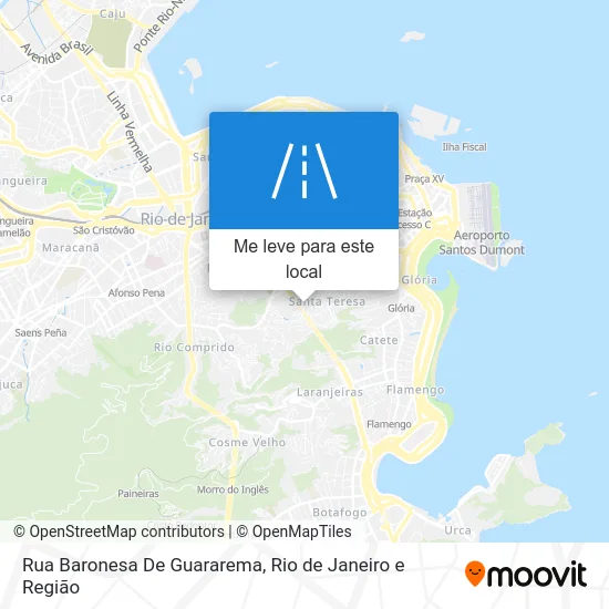 Rua Baronesa De Guararema mapa