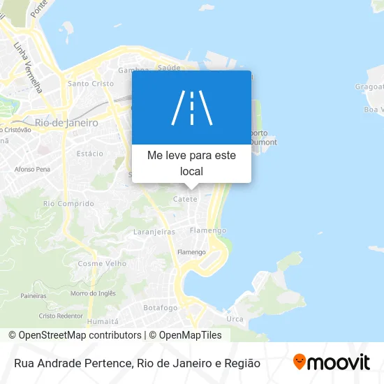 Rua Andrade Pertence mapa