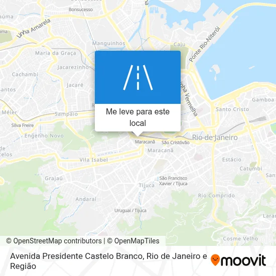 Avenida Presidente Castelo Branco mapa