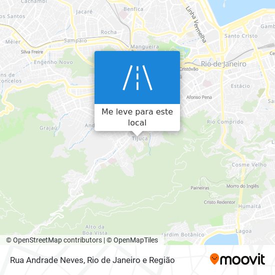 Rua Andrade Neves mapa