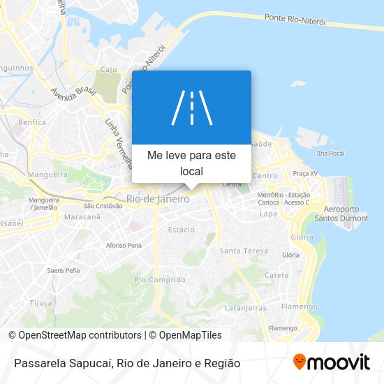 Passarela Sapucaí mapa