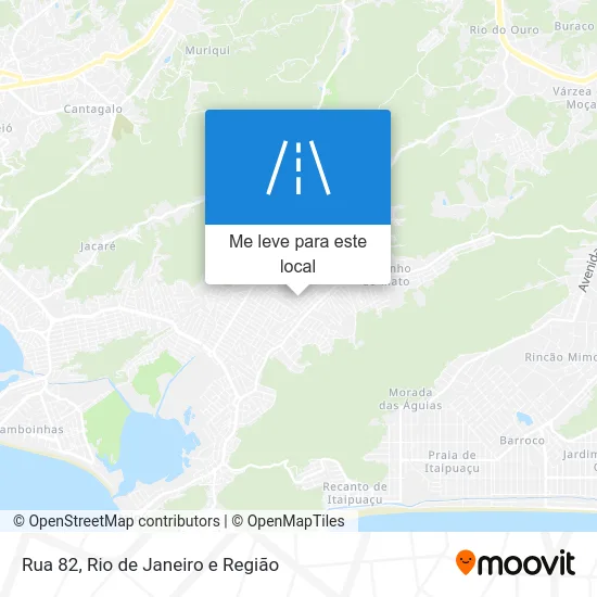 Rua 82 mapa