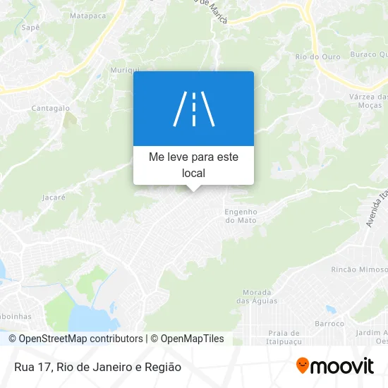 Rua 17 mapa