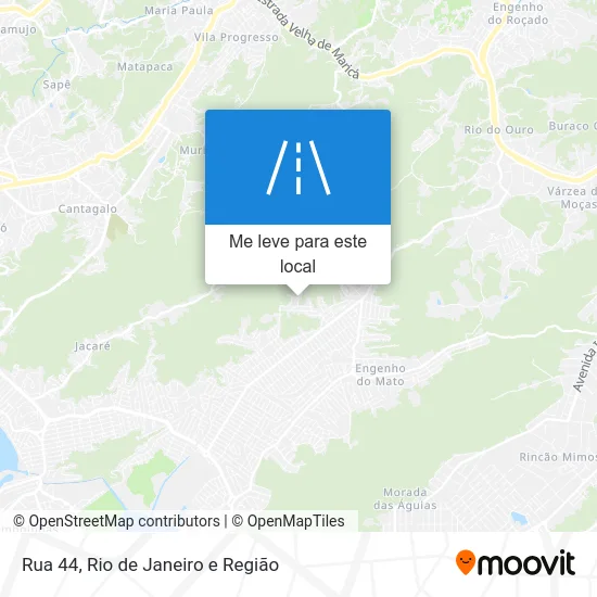 Rua 44 mapa
