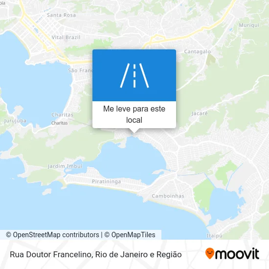 Rua Doutor Francelino mapa