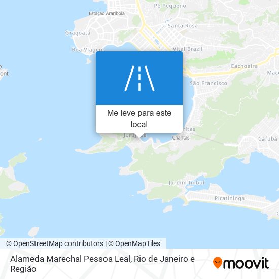 Alameda Marechal Pessoa Leal mapa