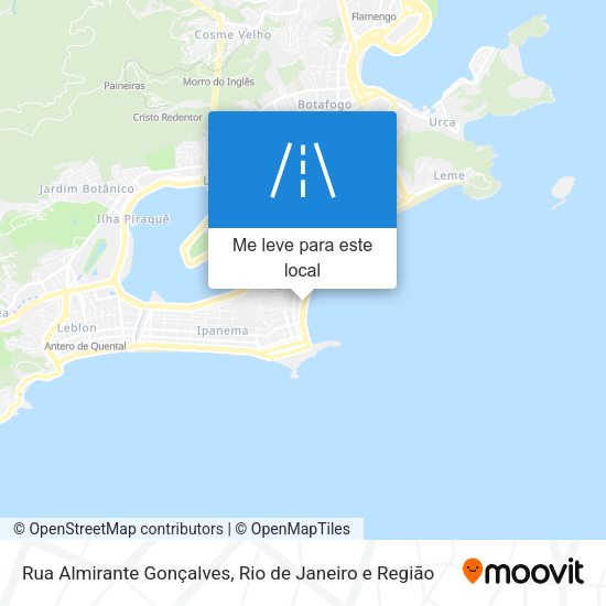 Rua Almirante Gonçalves mapa