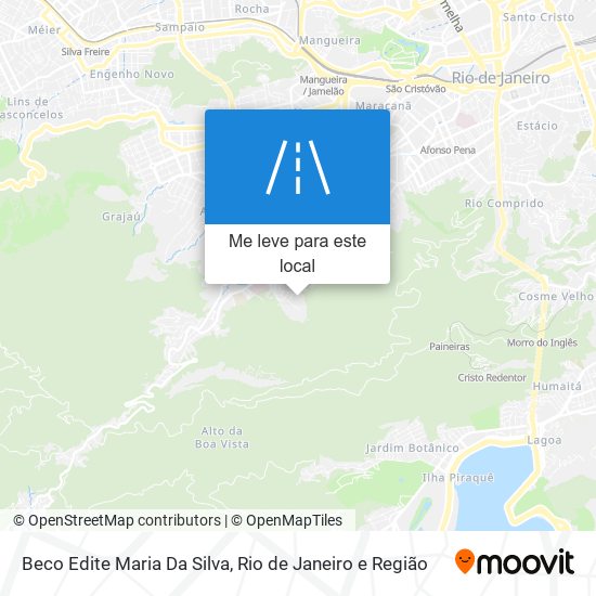 Beco Edite Maria Da Silva mapa