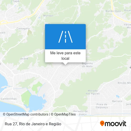 Rua 27 mapa