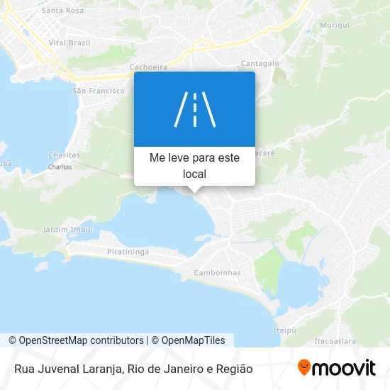 Rua Juvenal Laranja mapa