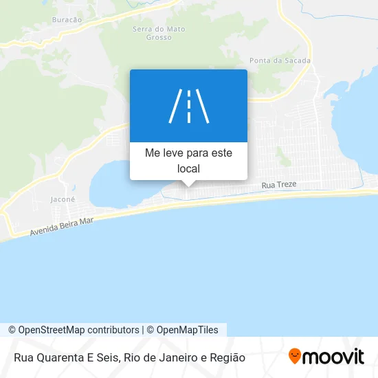 Rua Quarenta E Seis mapa