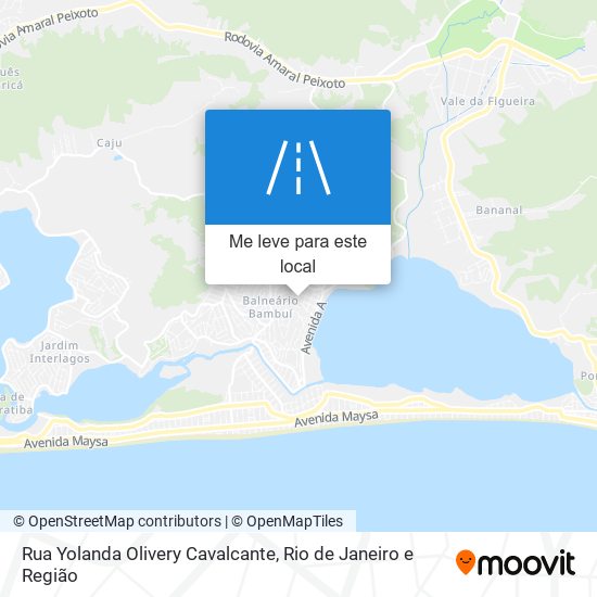 Rua Yolanda Olivery Cavalcante mapa