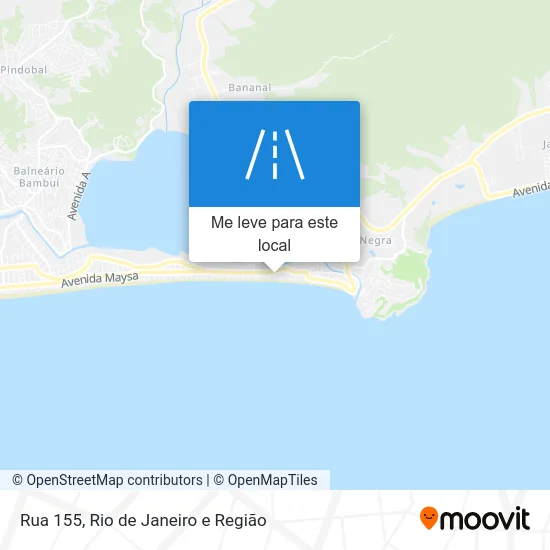 Rua 155 mapa